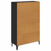 vidaXL Highboard &mu;&epsilon; &sigma;&upsilon;&rho;&tau;ά&rho;&iota; &Mu;&alpha;ύ&rho;&eta; &Omicron;&xi;&upsilon;ά 70 x 31 x 115 &epsilon;&kappa;