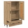 vidaXL Highboard Artisan Oak 69,5 x 31 x 115 &epsilon;&kappa;. &Epsilon;&pi;&epsilon;&xi;&epsilon;&rho;&gamma;&alpha;&sigma;&mu;έ&nu;&omicron; &xi;ύ&lambda;&omicron;
