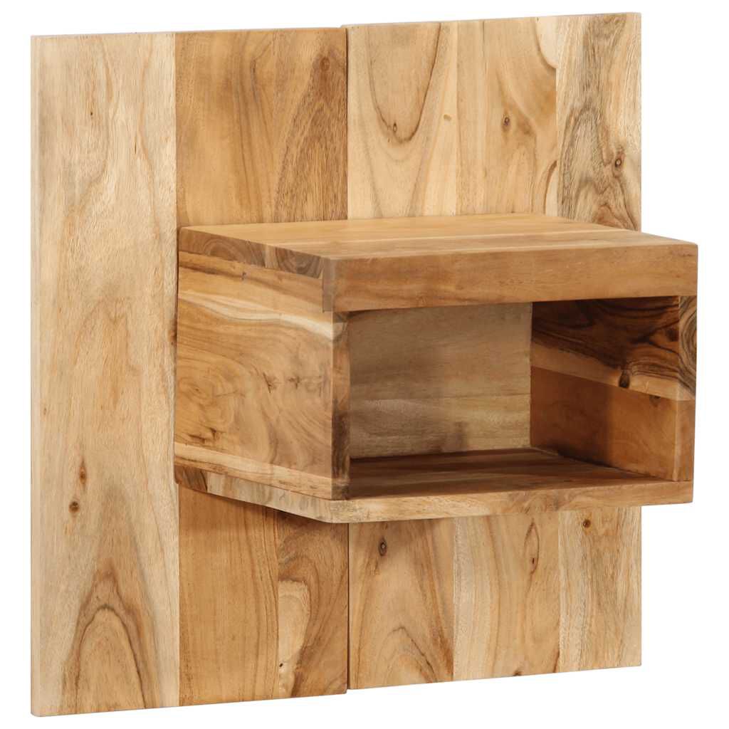 vidaXL Κομοδίνο 50x27x50 εκ. από Μασίφ Ξύλο Ακακίας