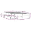 vidaXL Σκελετός Κρεβατιού Χωρίς Στρώμα 120x190 εκ Μασίφ Ξύλο Πεύκου