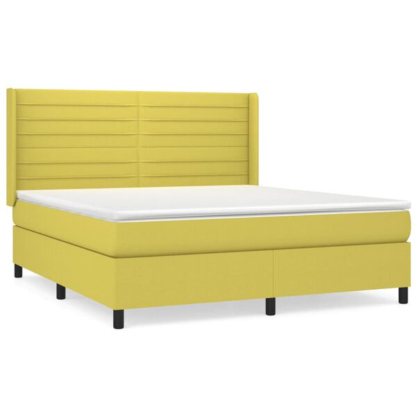 vidaXL &Kappa;&rho;&epsilon;&beta;ά&tau;&iota; Boxspring &mu;&epsilon; &Sigma;&tau;&rho;ώ&mu;&alpha; &Pi;&rho;ά&sigma;&iota;&nu;&omicron; 180x200 &epsilon;&kappa;.&Upsilon;&phi;&alpha;&sigma;&mu;ά&tau;&iota;&nu;&omicron;