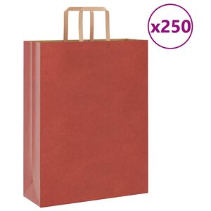 vidaXL &Chi;ά&rho;&tau;&iota;&nu;&epsilon;&sigmaf; &sigma;&alpha;&kappa;&omicron;ύ&lambda;&epsilon;&sigmaf; 250 &tau;&epsilon;&mu;ά&chi;&iota;&alpha; &mu;&epsilon; &chi;&epsilon;&rho;&omicron;ύ&lambda;&iota;&alpha; &Kappa;ό&kappa;&kappa;&iota;&nu;&omicron; 32x12x42 &epsilon;&kappa;.