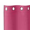 vidaXL Κουρτίνες με κουρτίνες 2 pcs Φωτεινό Ροζ 140x140cm Πολυεστέρας