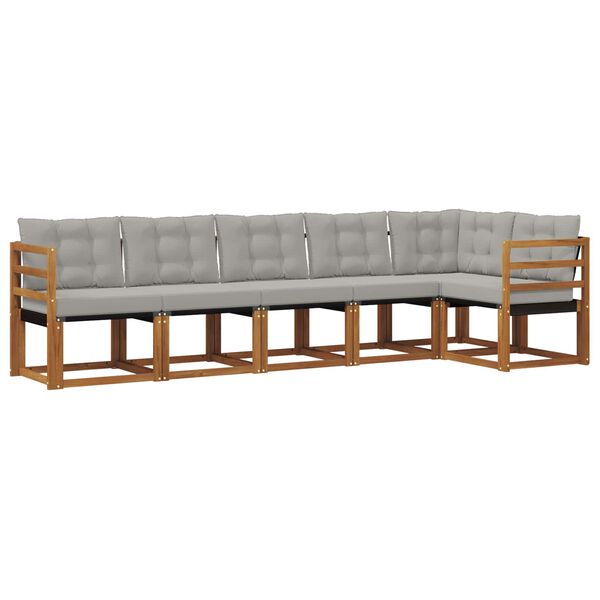 vidaXL &Sigma;&epsilon;&iota;&rho;ά &Kappa;&alpha;&nu;&alpha;&pi;έ &Epsilon;&xi;&omega;&tau;&epsilon;&rho;&iota;&kappa;&omicron;ύ 6 pcs &Phi;&upsilon;&sigma;&iota;&kappa;ό &kappa;&alpha;&iota; &Alpha;&nu;&omicron;&iota;&chi;&tau;ό &Gamma;&kappa;&rho;&iota;