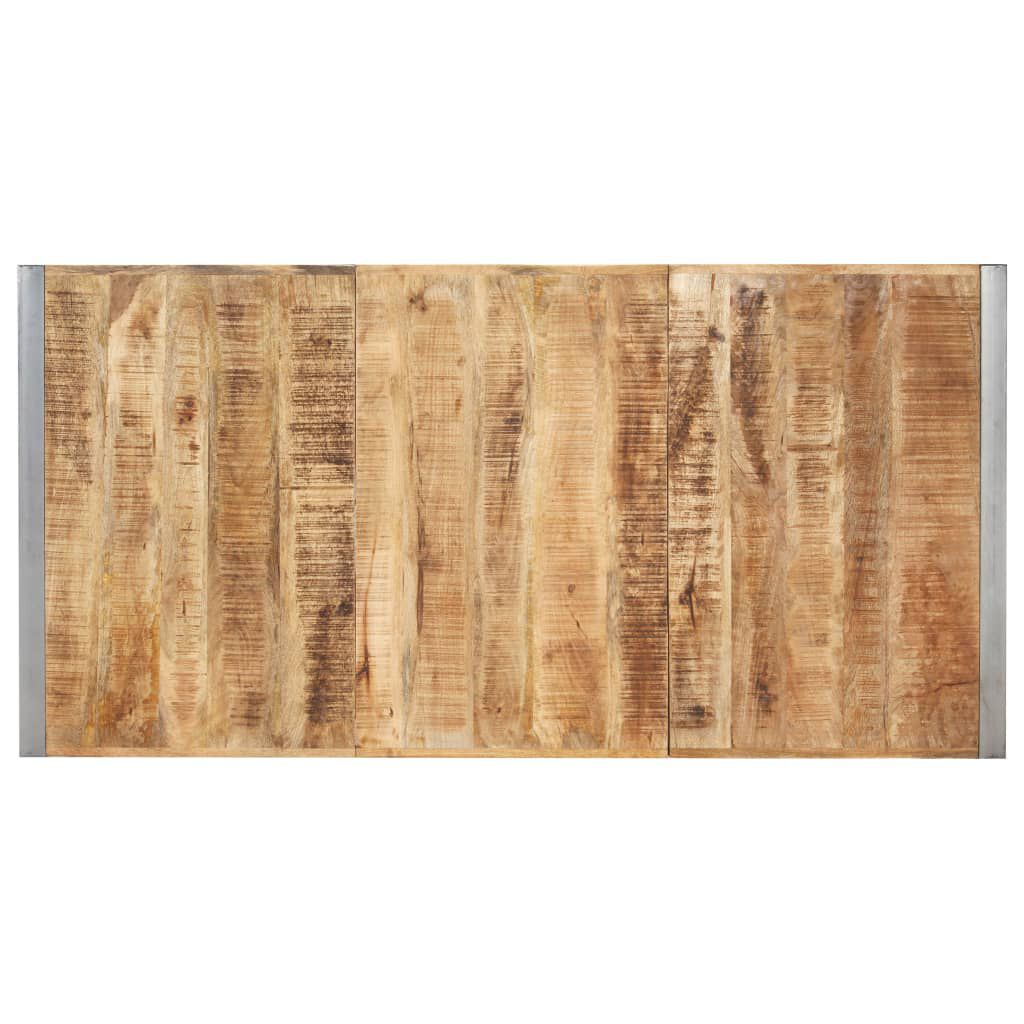 vidaXL Τραπεζαρία 180 x 90 x 75 εκ. από Μασίφ Ακατέργαστο Ξύλο Μάνγκο