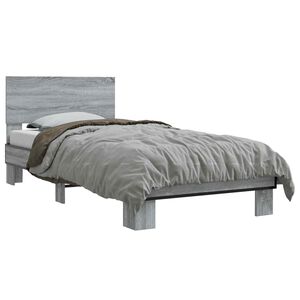 vidaXL &Kappa;&rho;&epsilon;&beta;ά&tau;&iota; &mu;&epsilon; &Kappa;&epsilon;&phi;&alpha;&lambda;ά&rho;&iota; &Gamma;&kappa;&rho;&iota; Sonoma 80 x 200 cm &Epsilon;&pi;&epsilon;&xi;&epsilon;&rho;&gamma;&alpha;&sigma;&mu;έ&nu;&omicron; &Xi;ύ&lambda;&omicron;