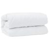 vidaXL Σετ Κουβέρτας με μαξιλάρι 3 pcs Λευκό 260 x 220 εκ. Μικροΐνες