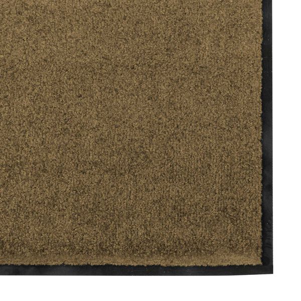 vidaXL Χαλάκι Εξώπορτας Καφέ και Μαύρο 120 x 300 cm Πολυαμίδιο και PVC