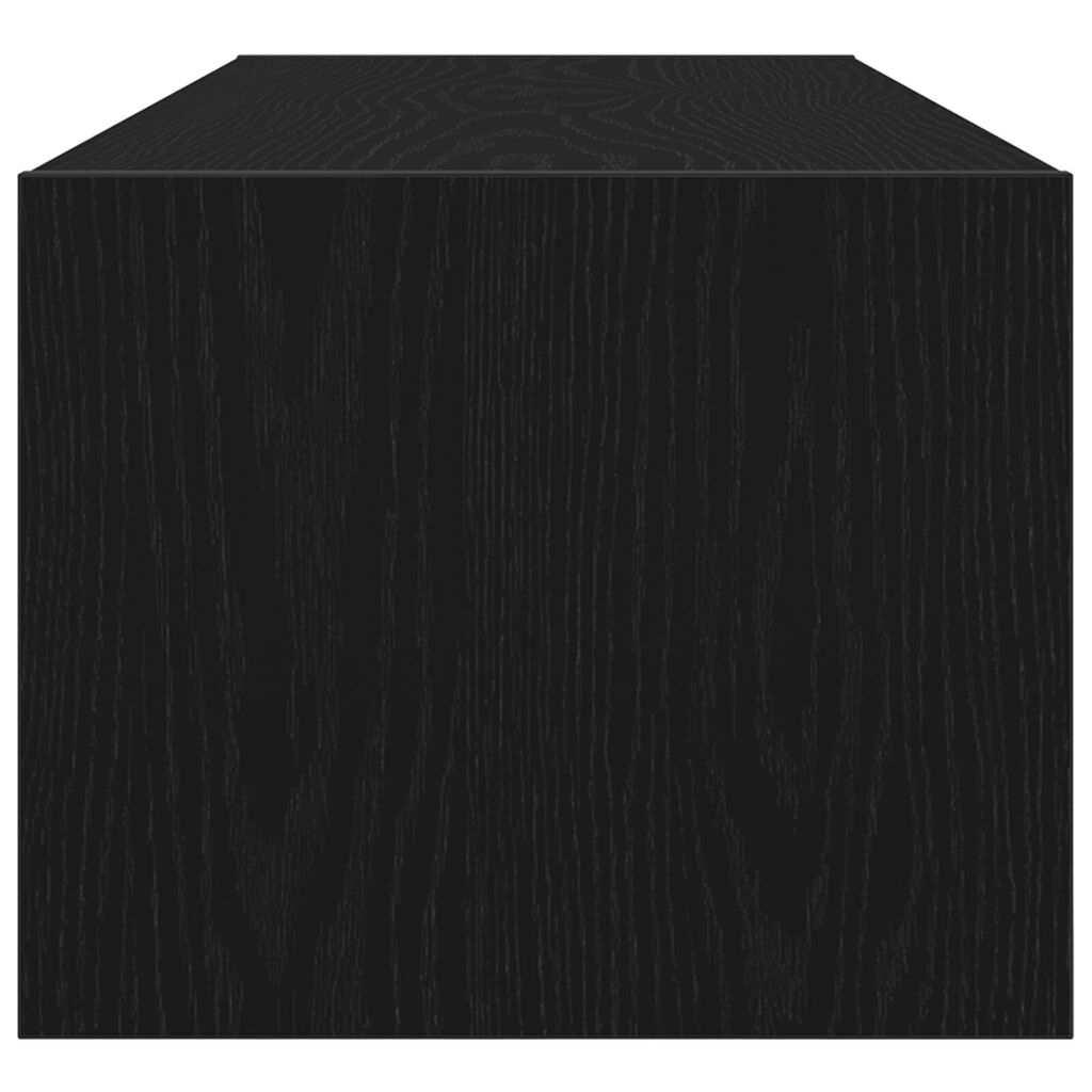 vidaXL Κάτι για τηλεόραση Μαύρη Δρυς 100x31x25,5 εκ. Επεξεργασμένο ξύλο