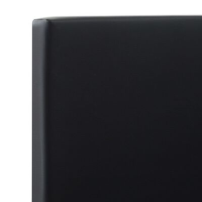 vidaXL Πλαίσιο Κρεβατιού με Συρτάρια Μαύρο 180x200 εκ. Συνθετικό Δέρμα