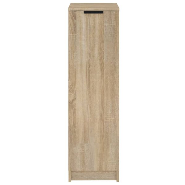 vidaXL Παπουτσοθήκη Sonoma Δρυς 30x35x100 εκ. από Επεξεργασμένο Ξύλο