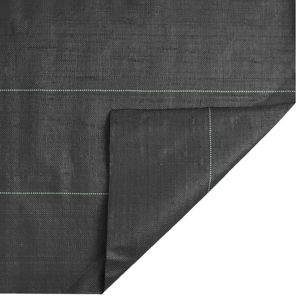 vidaXL Μεμβράνη Εδαφοκάλυψης Μαύρη 2x100 μ. από Πολυπροπυλένιο