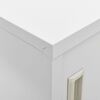 vidaXL Φοριαμός Ανοιχτό Γκρι 90 x 45 x 92,5 εκ. Ατσάλινος