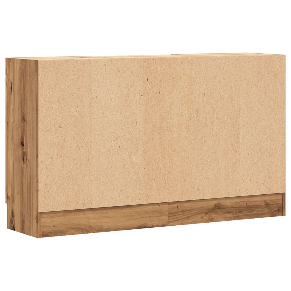vidaXL Μπουφές Αρτισιανή Δρυς 120x30,5x70εκ. από Επεξεργασμένο Ξύλο