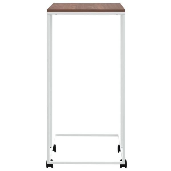 vidaXL Βοηθητικό Τραπέζι με Ρόδες Λευκό 40x30x63,5 εκ. Επεξεργ. Ξύλο