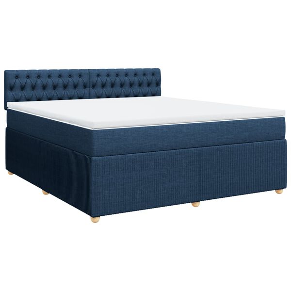 vidaXL &Kappa;&rho;&epsilon;&beta;ά&tau;&iota; Boxspring &mu;&epsilon; &Sigma;&tau;&rho;ώ&mu;&alpha; &Mu;&pi;&lambda;&epsilon; 180x200 &epsilon;&kappa;. &Upsilon;&phi;&alpha;&sigma;&mu;ά&tau;&iota;&nu;&omicron;