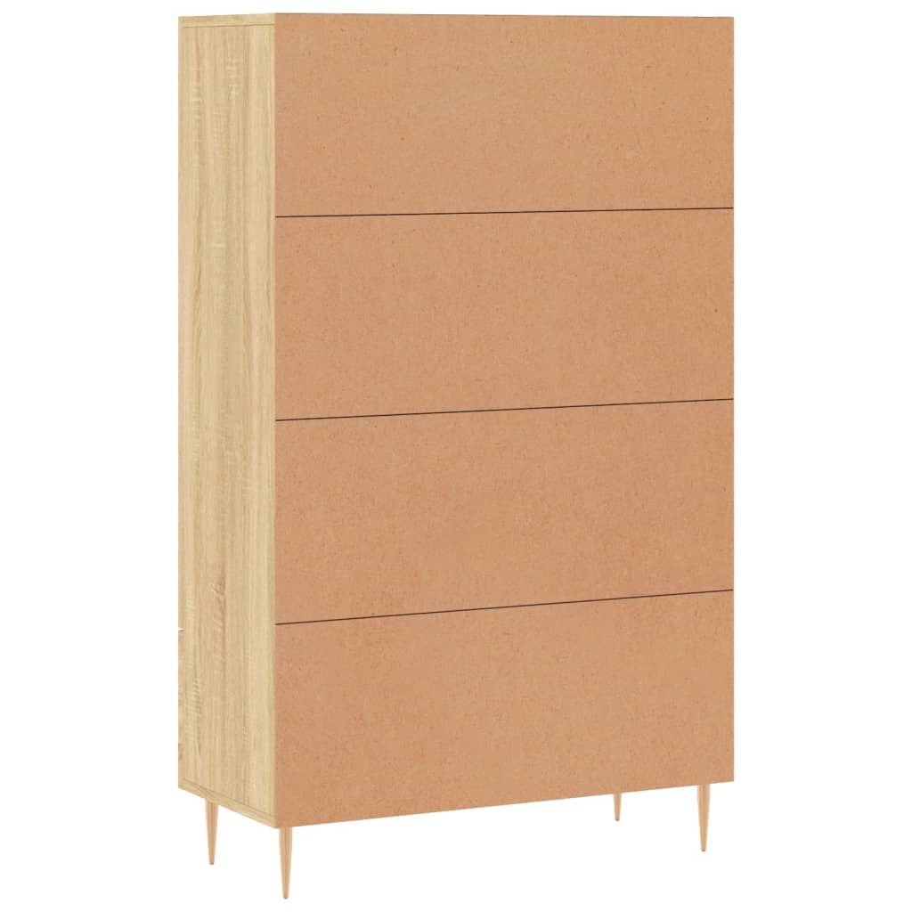 vidaXL Ντουλάπα Sonoma Δρυς 69,5 x 31 x 115 εκ. από Επεξεργασμένο Ξύλο