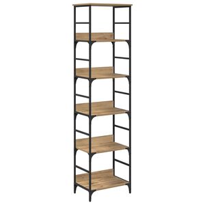 vidaXL &Rho;ά&phi;&iota; &Beta;&iota;&beta;&lambda;ί&omega;&nu; 5 &epsilon;&pi;&iota;&pi;έ&delta;&omega;&nu; 50 x 33 x 188,5 &epsilon;&kappa; &Epsilon;&pi;&epsilon;&xi;&epsilon;&rho;&gamma;&alpha;&sigma;&mu;έ&nu;&omicron; &Xi;ύ&lambda;&omicron;