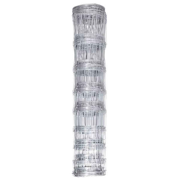 vidaXL Συρματόπλεγμα Περίφραξης Ασημί 50 x 1,2 μ. Γαλβανισμένο Ατσάλι