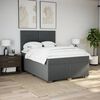 vidaXL &Kappa;&rho;&epsilon;&beta;ά&tau;&iota; Boxspring &mu;&epsilon; &Sigma;&tau;&rho;ώ&mu;&alpha; &Sigma;&kappa;&omicron;ύ&rho;&omicron; &Gamma;&kappa;&rho;&iota; 140x190 &epsilon;&kappa;. &Upsilon;&phi;&alpha;&sigma;&mu;ά&tau;&iota;&nu;&omicron;