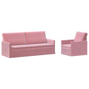 vidaXL &Sigma;&epsilon;&tau; &Kappa;&alpha;&nu;&alpha;&pi;έ 2 pcs &Rho;&omicron;&zeta; &Beta;&epsilon;&lambda;&omicron;ύ&delta;&omicron;