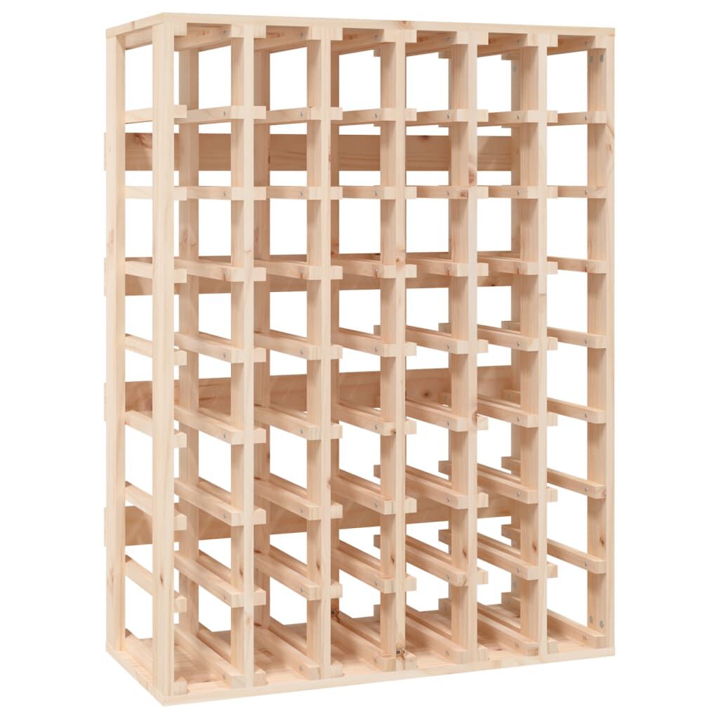 vidaXL Ραφιέρα Κρασιών 70x33x94 εκ. από Μασίφ Ξύλο Πεύκου