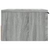 vidaXL Κομοδίνα Επιτοίχια 2 τεμ. Γκρι Sonoma 34x30x20 εκ.