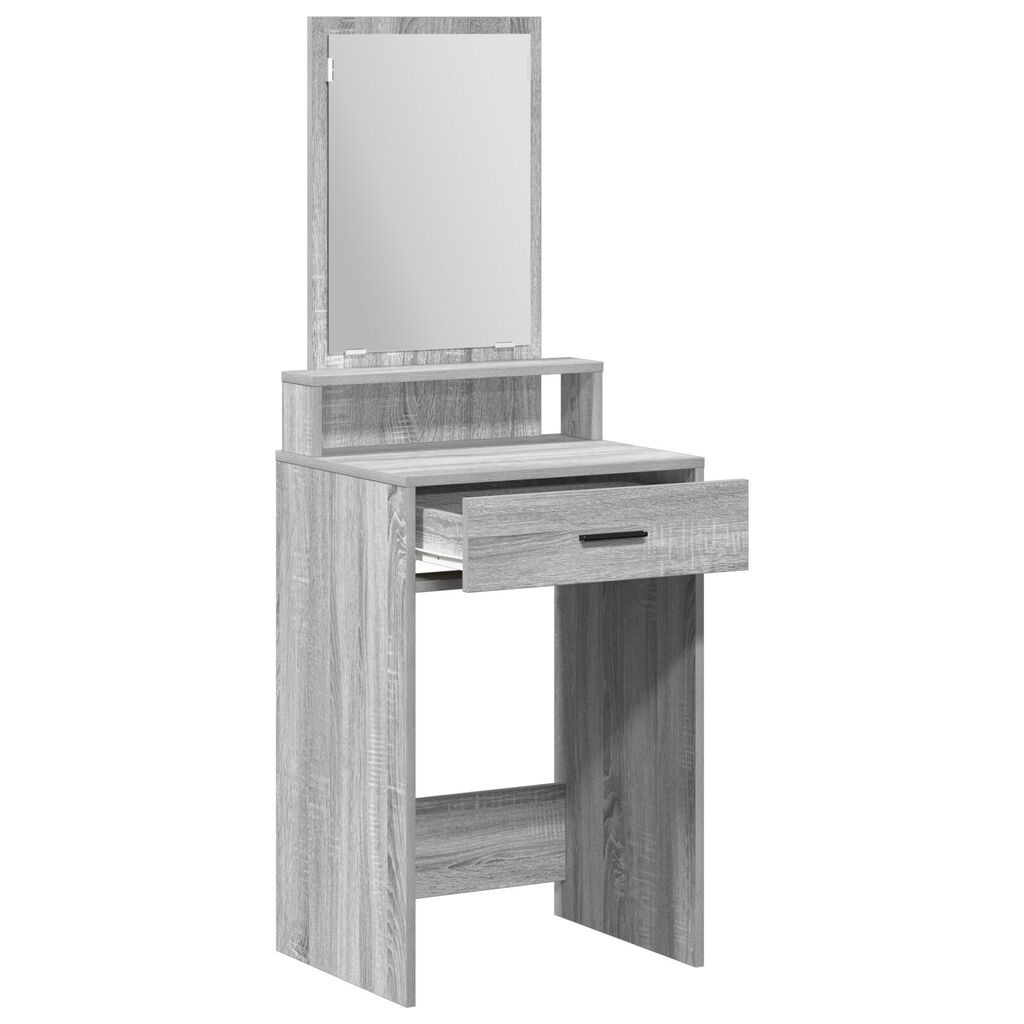 vidaXL Τουαλέτα με Συρτάρια Γκρι Σονομά 50x41x140 εκ.