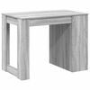 vidaXL Γραφείο με συρτάρι και ράφι Γκρι Sonoma 102x62x77,5 εκ.