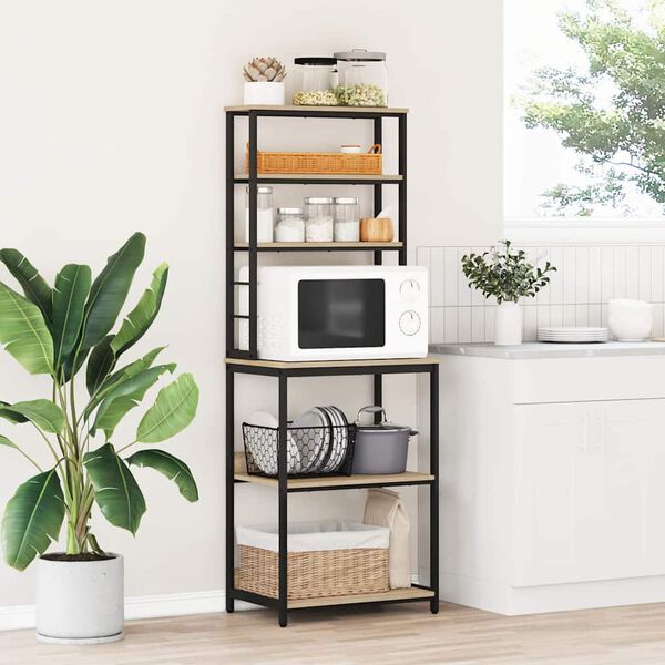 vidaXL &Rho;ά&phi;&iota; &Kappa;&omicron;&upsilon;&zeta;ί&nu;&alpha;&sigmaf; &Delta;&rho;ύ&sigmaf; Sonoma 60 x 40 x 168 &epsilon;&kappa; &Epsilon;&pi;&epsilon;&xi;&epsilon;&rho;&gamma;&alpha;&sigma;&mu;έ&nu;&omicron; &xi;ύ&lambda;&omicron;