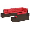 vidaXL &Sigma;&epsilon;&tau; &Kappa;&alpha;&nu;&alpha;&pi;έ &Kappa;ή&pi;&omicron;&upsilon; &mu;&epsilon; &mu;&alpha;&xi;&iota;&lambda;ά&rho;&iota; 8 pcs &Kappa;&alpha;&phi;έ &sigma;&upsilon;&nu;&theta;&epsilon;&tau;&iota;&kappa;ό &rho;&alpha;&tau;ά&nu;