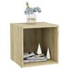 vidaXL Έπιπλα Τηλεόρασης 4 τεμ. Sonoma Δρυς 37x35x37 εκ. Επεξ. Ξύλο