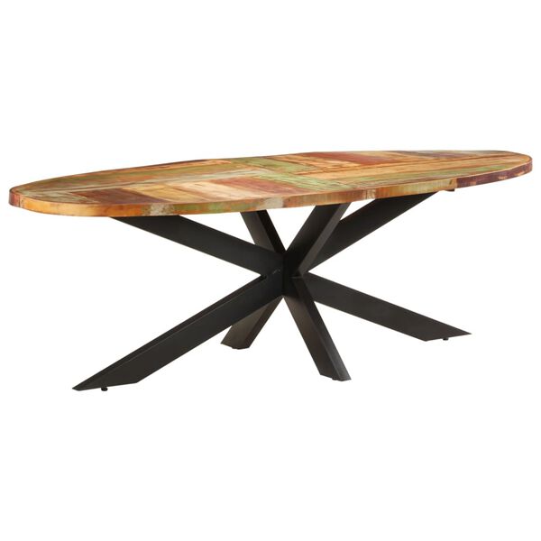 vidaXL Τραπεζαρία 240 x 100 x 75 εκ. από Μασίφ Ανακυκλωμένο Ξύλο