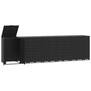 vidaXL &Pi;&lambda;&alpha;ί&sigma;&iota;&omicron; &Kappa;ά&delta;&omega;&nu; &Alpha;&pi;&omicron;&rho;&rho;&iota;&mu;&mu;ά&tau;&omega;&nu; 6 &Kappa;ά&delta;&omicron;&iota; &Mu;&alpha;ύ&rho;&omicron; 414x79x117 &epsilon;&kappa;. &Alpha;&tau;&sigma;ά&lambda;&iota;