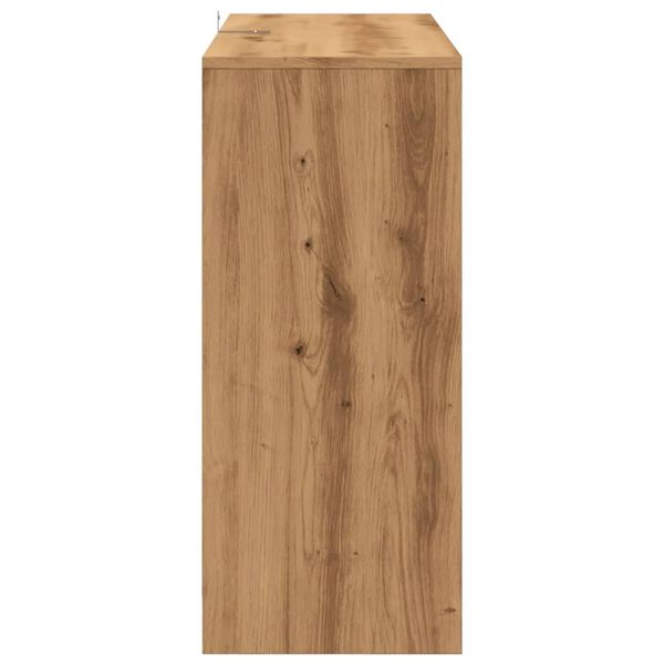 vidaXL Μπουφές Αρτισιανή Δρυς 102x33x75 εκ. από Επεξεργασμένο Ξύλο