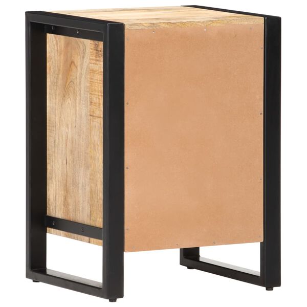 vidaXL Κομοδίνο 40 x 35 x 55 εκ. από Μασίφ Ξύλο Μάνγκο