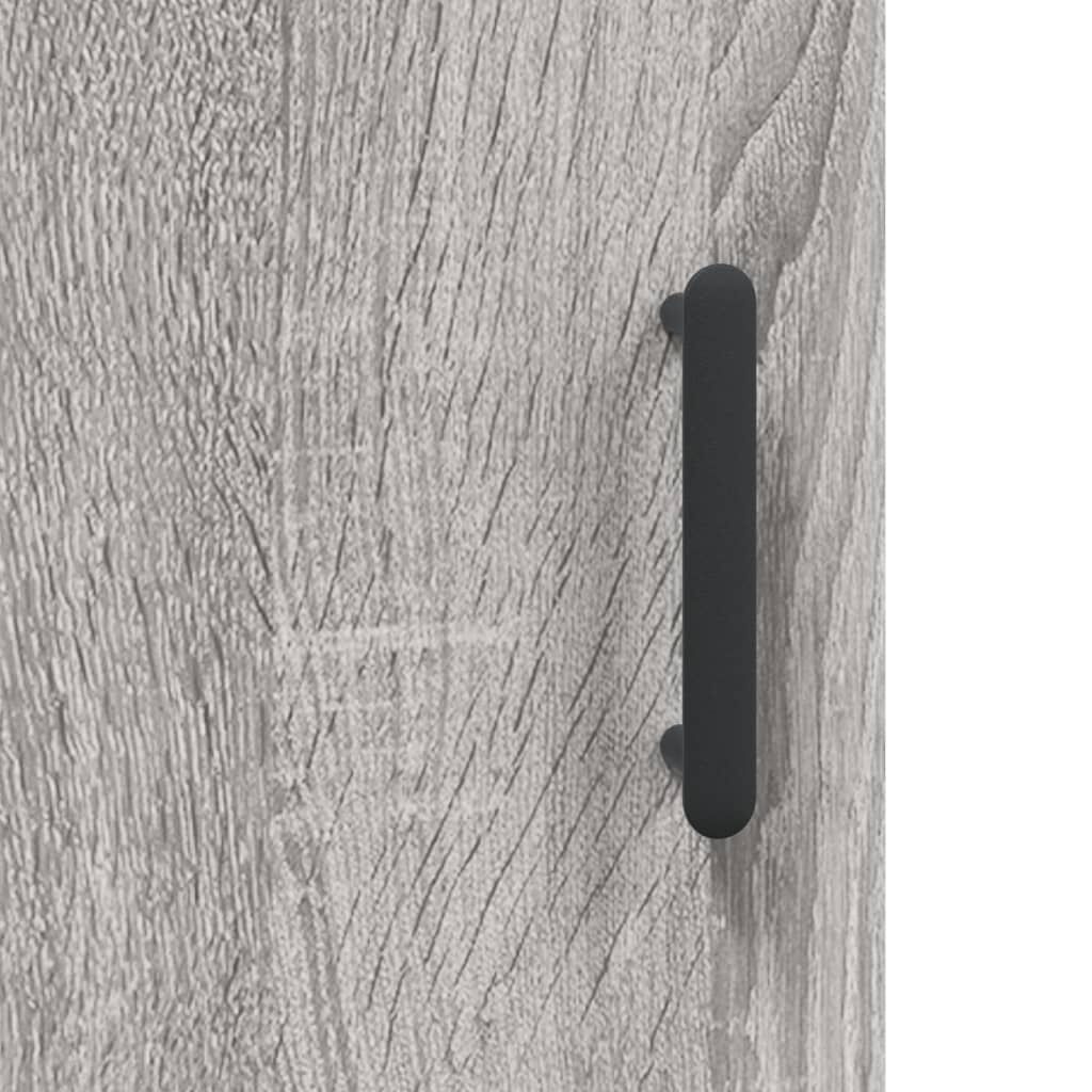 vidaXL Ντουλάπι Γκρι Sonoma 90 x 34 x 80 εκ. από Επεξεργασμένο Ξύλο