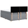 vidaXL Κρεβάτι Boxspring με Στρώμα Αν. Πράσινο 160x200εκ Υφασμάτινο