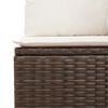 vidaXL Σετ Καναπέ Κήπου 8 pcs Καφέ και κρεμ 287 x 122 x 85 εκ