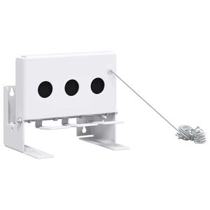 vidaXL Στόχος δίαθλου 3 οπών με μηχανισμό επαναφοράς