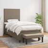vidaXL &Kappa;&rho;&epsilon;&beta;ά&tau;&iota; Boxspring &mu;&epsilon; &Sigma;&tau;&rho;ώ&mu;&alpha; Taupe 90x190 &epsilon;&kappa;.&Upsilon;&phi;&alpha;&sigma;&mu;ά&tau;&iota;&nu;&omicron;