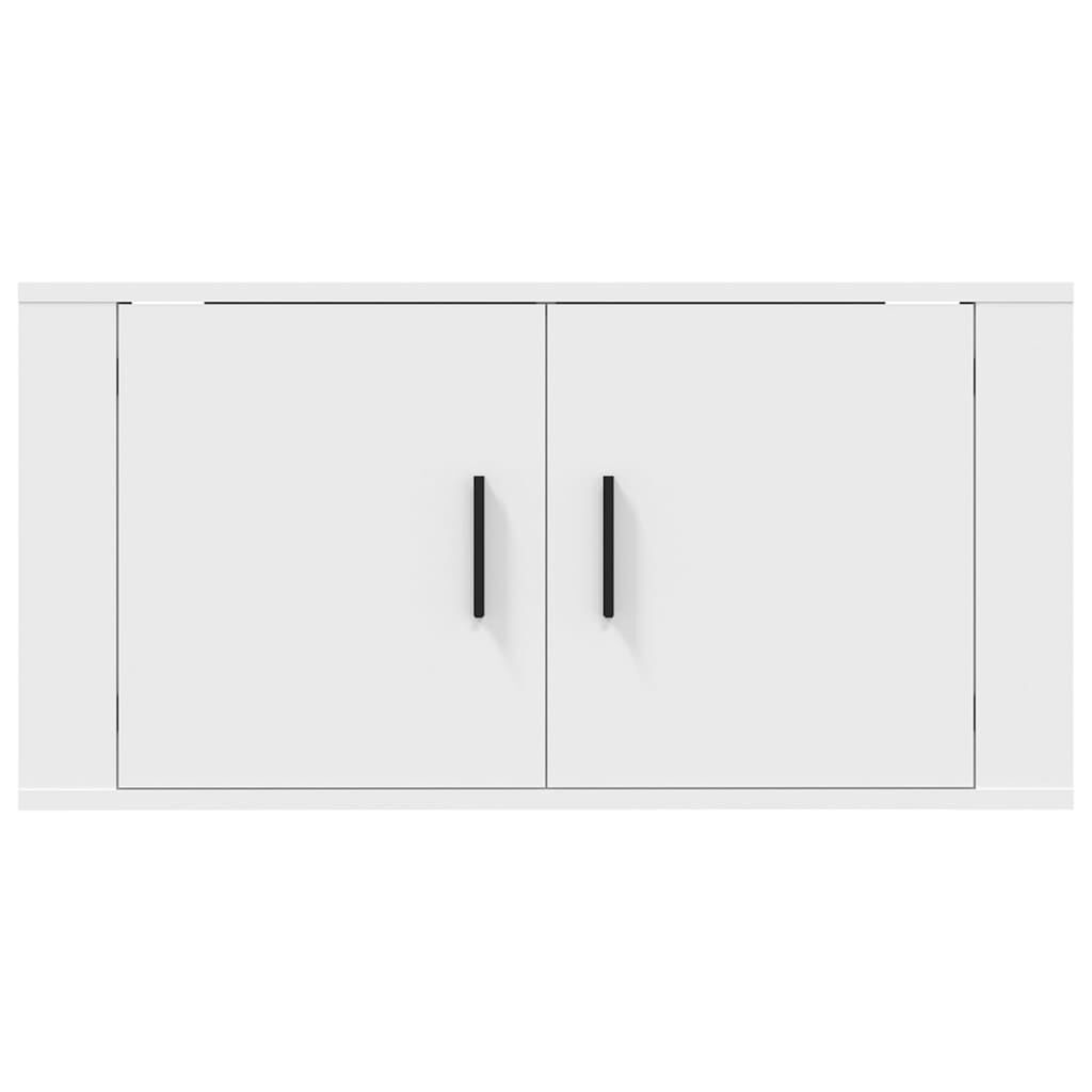vidaXL Έπιπλο Τηλεόρασης Επιτοίχιο Λευκό 80x34,5x40 εκ.