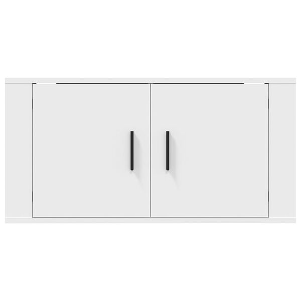 vidaXL Έπιπλο Τηλεόρασης Επιτοίχιο Λευκό 80x34,5x40 εκ.
