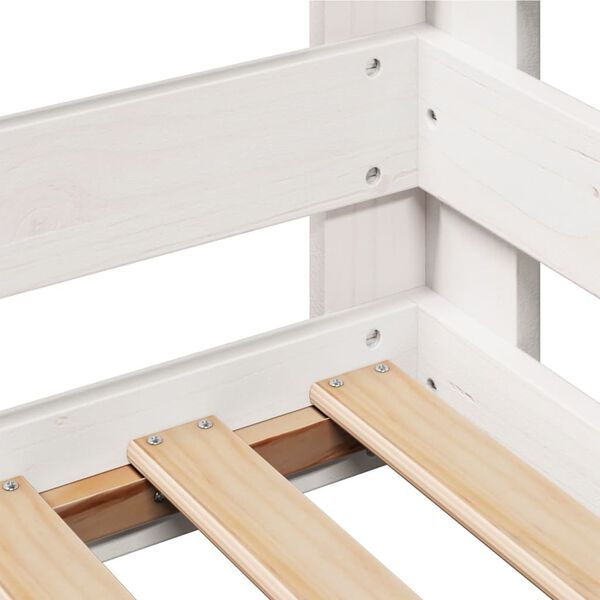vidaXL Σκελετός Κρεβ. Χωρίς Στρώμα 70x140 εκ. από Μασίφ Ξύλο Πεύκου