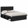 vidaXL &Sigma;&kappa;&epsilon;&lambda;&epsilon;&tau;ό&sigmaf; &Kappa;&rho;&epsilon;&beta;&alpha;&tau;&iota;&omicron;ύ &Mu;&alpha;ύ&rho;&omicron; 140 x 190 cm &Sigma;&tau;&epsilon;&rho;&epsilon;ά &xi;&upsilon;&lambda;&epsilon;ί&alpha; &pi;&epsilon;ύ&kappa;&omicron;&upsilon;