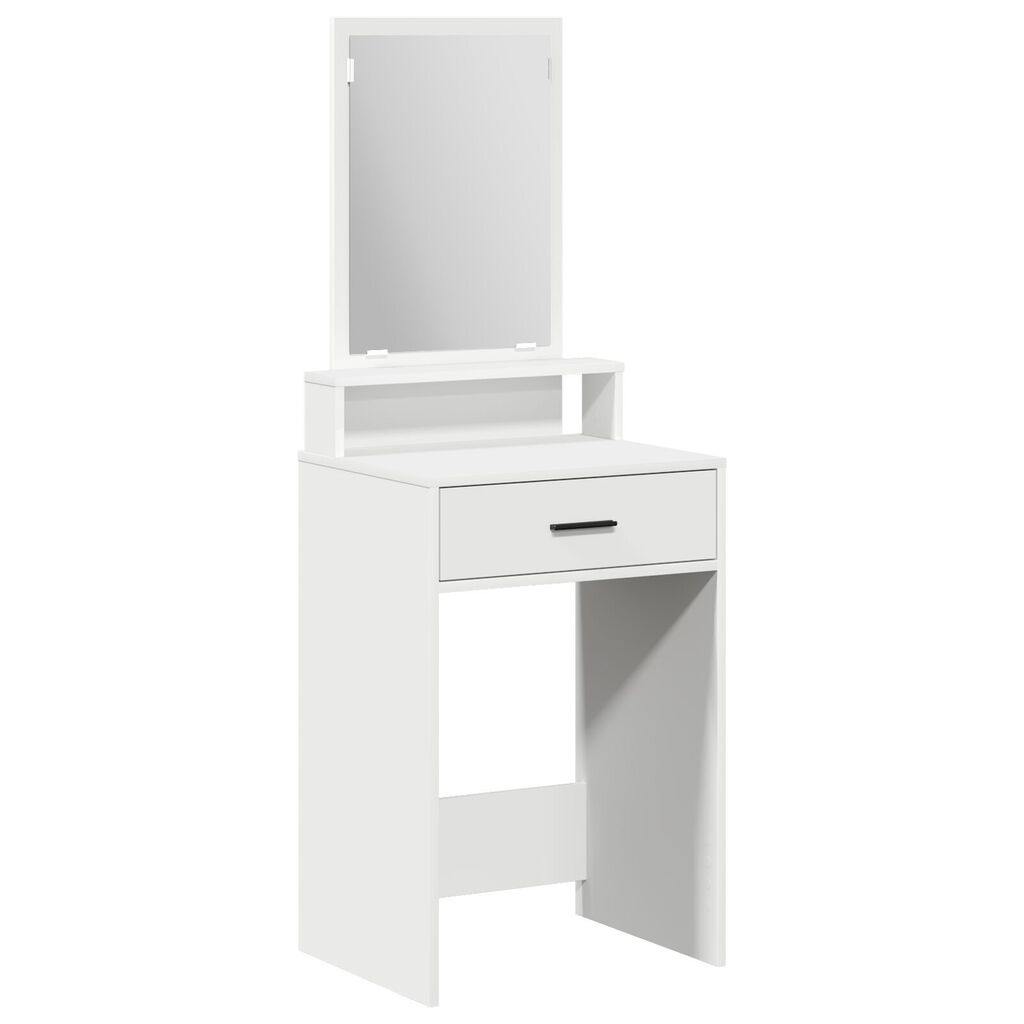 vidaXL Τραπέζι Μακιγιάζ με Συρτάρια Λευκό 50x41x140 εκ