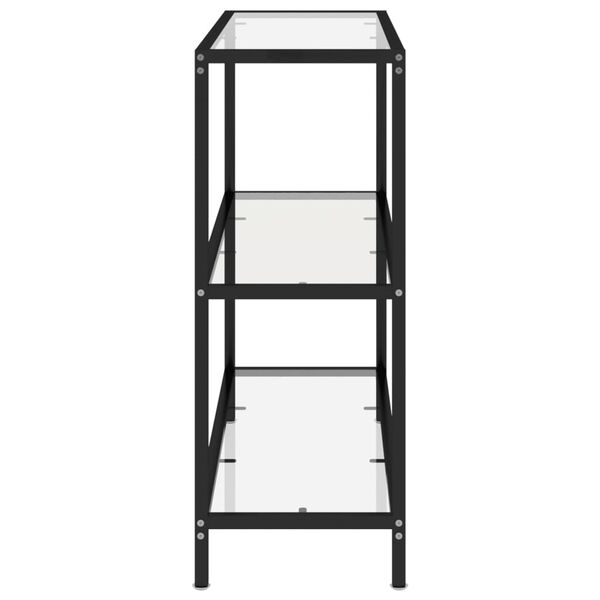 vidaXL Ράφι Διαφανές 100 x 36 x 90 εκ. από Ψημένο Γυαλί