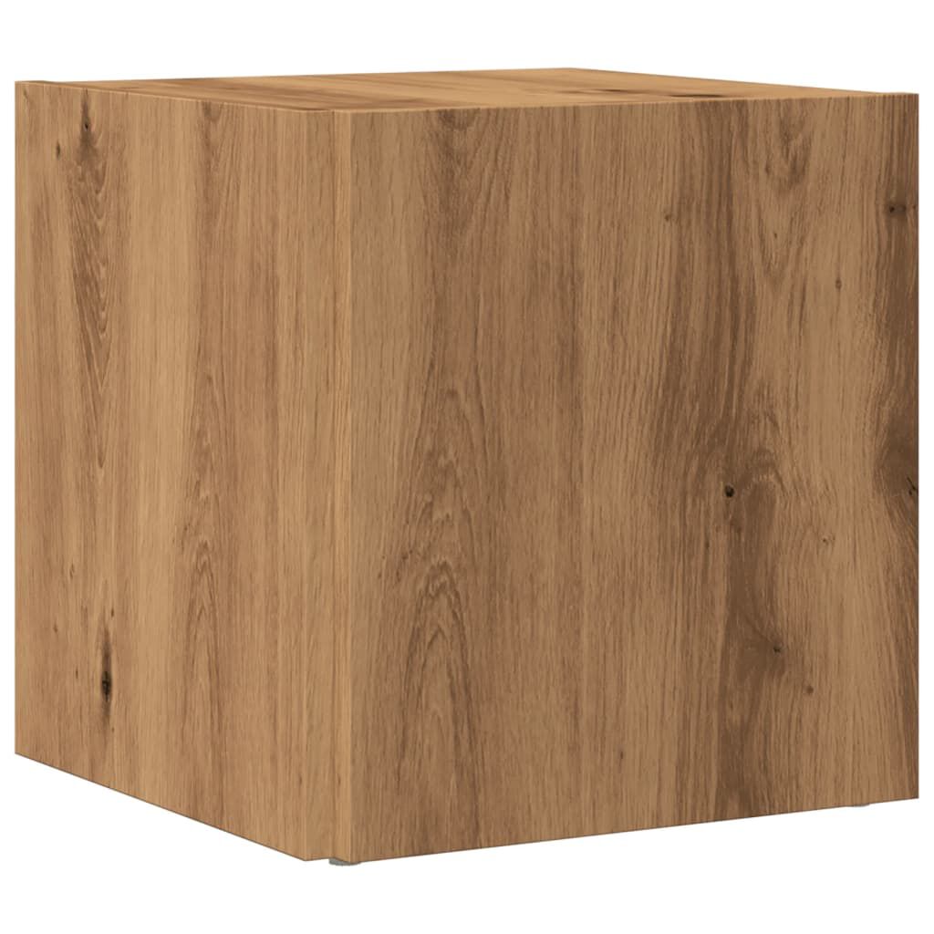 vidaXL Βοηθητικό Τραπέζι Αρτισιανή Δρυς 33x33x34 εκ. Επεξ. Ξύλο