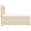 vidaXL &Kappa;&rho;&epsilon;&beta;ά&tau;&iota; Boxspring &mu;&epsilon; &Sigma;&tau;&rho;ώ&mu;&alpha; &Kappa;&rho;&epsilon;&mu; 140x200 &epsilon;&kappa;. &Upsilon;&phi;&alpha;&sigma;&mu;ά&tau;&iota;&nu;&omicron;