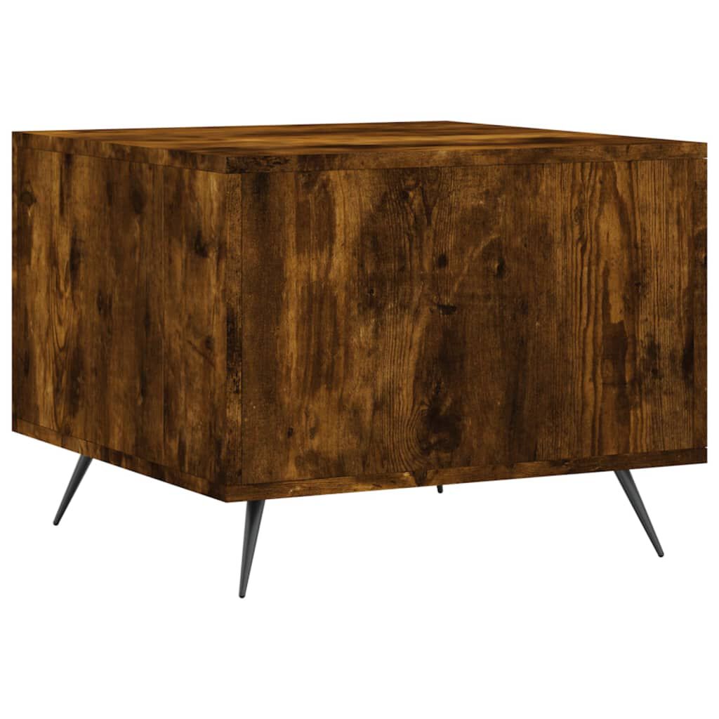 vidaXL Τραπεζάκια Σαλονιού 2 τεμ Καπνιστή Oak 50x50x40 εκ Επεξ. Ξύλο